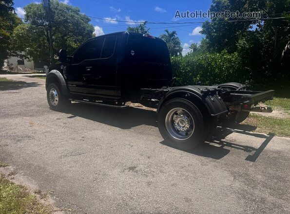1FD0X4GTXKEC11663 2019 FORD F450 Black Front right