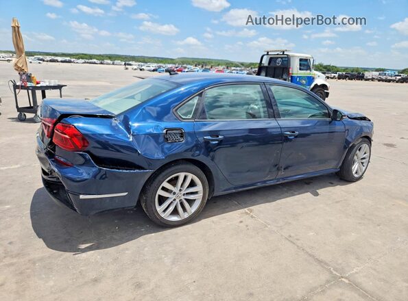 1VWLA7A38KC014254 2019 VOLKSWAGEN PASSAT Blue Передня права чверть