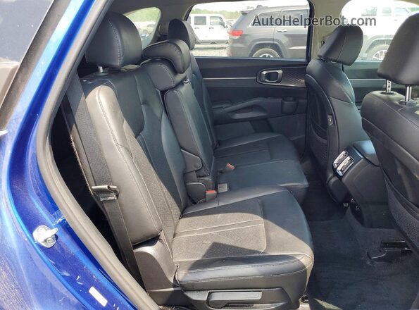 5XYRL4LC6NG134833 2022 KIA SORENTO Blue Engine compartment view