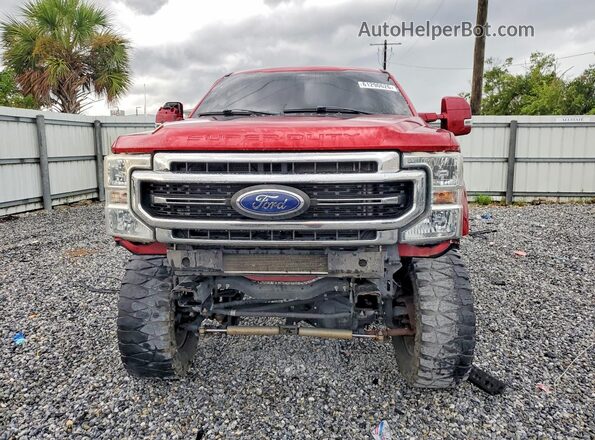 1FT7W2BTXNED50276 2022 FORD F250 Burgundy Հետևի տեսք