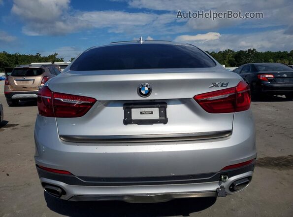 5UXKU0C51J0G80773 2018 BMW X6 Silver Widok wnętrza z przodu