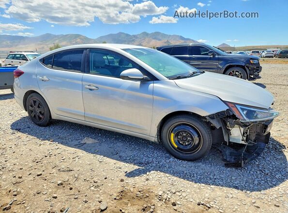5NPD74LF8KH497941 2019 HYUNDAI ELANTRA Silver Front view