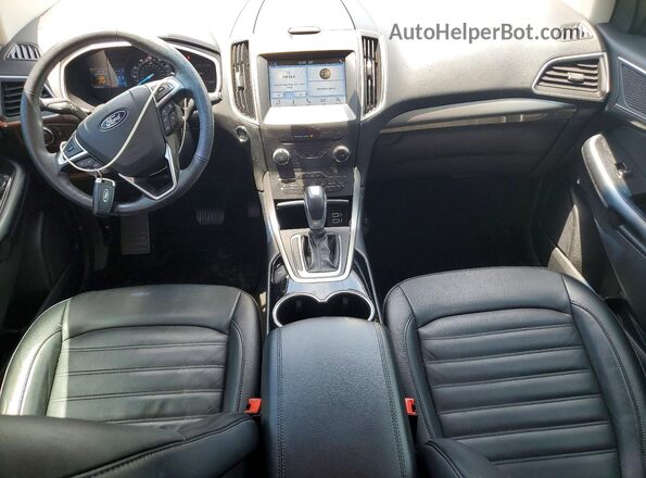 2FMPK3J95JBB30701 2018 FORD EDGE Black ხელსაწყოთა პანელის ხედი