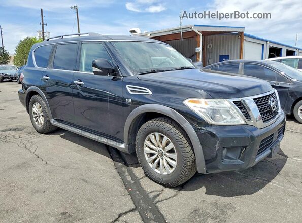 JN8AY2NC3LX516302 2020 NISSAN ARMADA Black Вид спереду