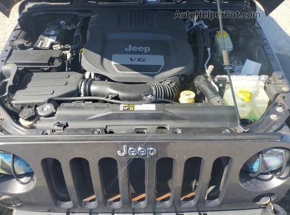 1C4BJWDG3GL256044 2016 JEEP WRANGLER Black ძრავის განყოფილების ხედი