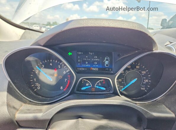 1FMCU9GD8KUB42747 2019 FORD ESCAPE Silver Widok tylnych siedzeń