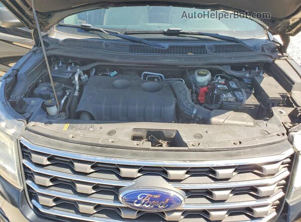 1FM5K7BH6GGB84210 2016 FORD EXPLORER Black VIN կոդի պիտակի տեսք