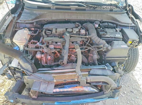 KM8K33A34NU868461 2022 HYUNDAI KONA Black VIN կոդի պիտակի տեսք