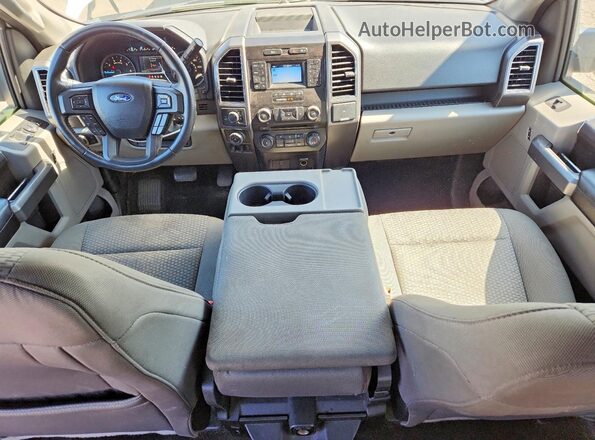 1FTEW1EG9JKE24945 2018 FORD F150 White Սարքավորումների վահանակի տեսք