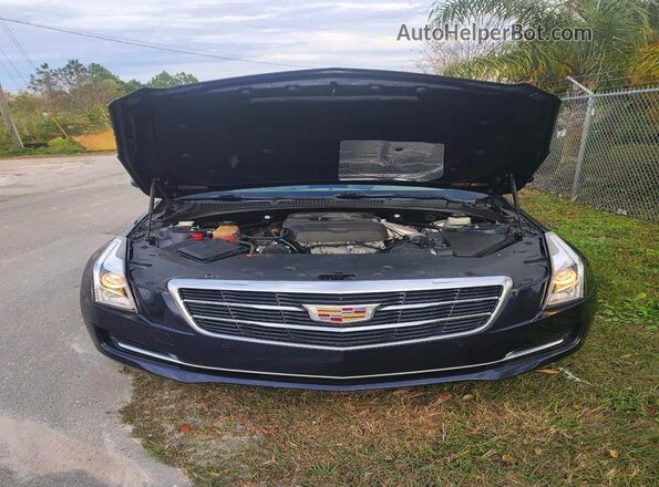 1G6AH5RXXG0113705 2016 CADILLAC ATS Blue Вид панелі приладів