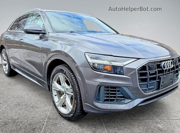 WA1BVAF19KD039112 2019 AUDI Q8 Gray Հետևի ձախ