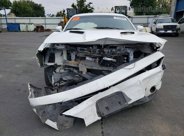 2C3CDZGG2MH509375 2021 DODGE CHALLENGER White Հետևի տեսք