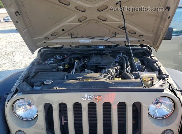 1C4BJWDG8JL858915 2018 JEEP WRANGLER Beige ძრავის განყოფილების ხედი