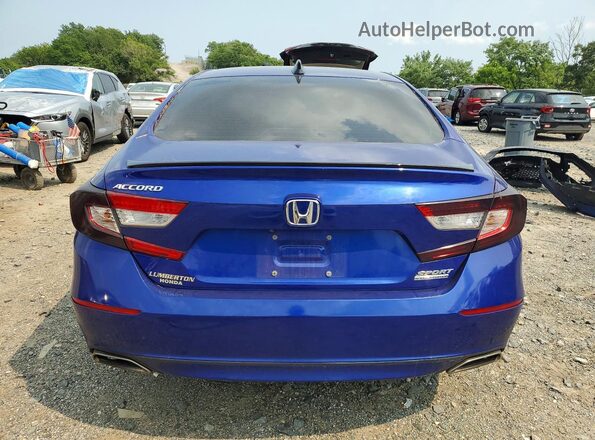 1HGCV1F4XMA059119 2021 HONDA ACCORD Blue წინა სალონის ხედი
