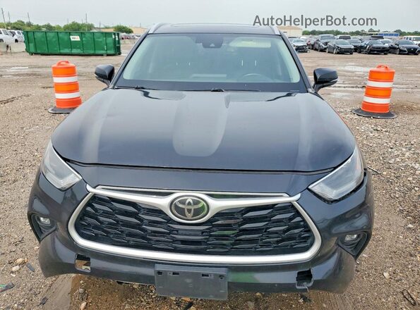 5TDGZRAH1MS039907 2021 TOYOTA HIGHLANDER Черный Вид наклейки с VIN-кодом