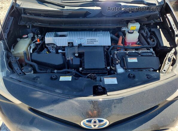 JTDZN3EU3HJ059345 2017 TOYOTA PRIUS Черный Вид подкапотного пространства