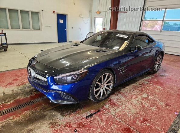 WDDJK7DA8HF049925 2017 MERCEDES-BENZ SL Blue Rear left