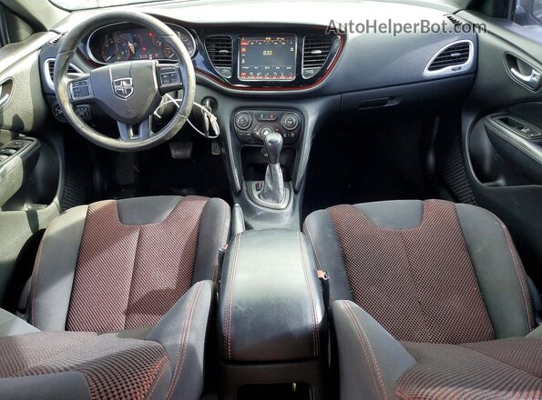 1C3CDFBB8GD750403 2016 DODGE DART Black Widok zestawu wskaźników