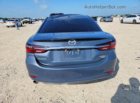 JM1GL1WYXM1617799 2021 MAZDA 6 Серый Вид салона спереди