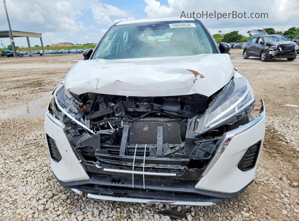 3N1CP5BV9NL517504 2022 NISSAN KICKS White Вид ззаду