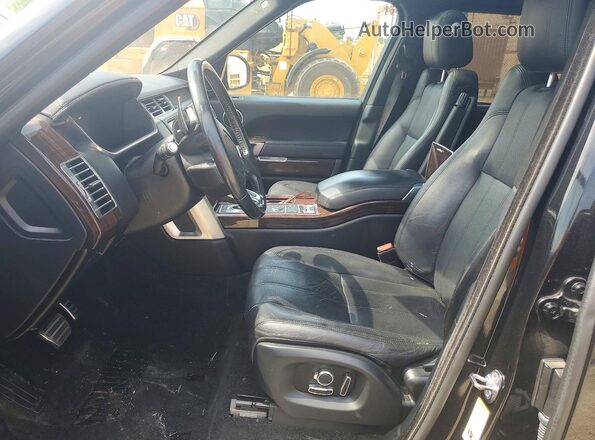 SALGS5FE1HA362653 2017 LAND ROVER RANGE ROVER Black Вид панелі приладів