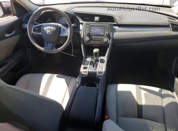 2HGFC2F56JH513008 2018 HONDA CIVIC Gray Vista del cuadro de instrumentos