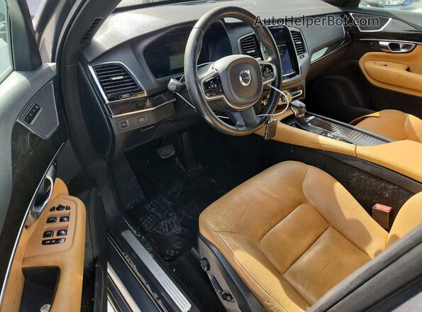 YV4A22PK0J1191106 2018 VOLVO XC90 Silver ხელსაწყოთა პანელის ხედი