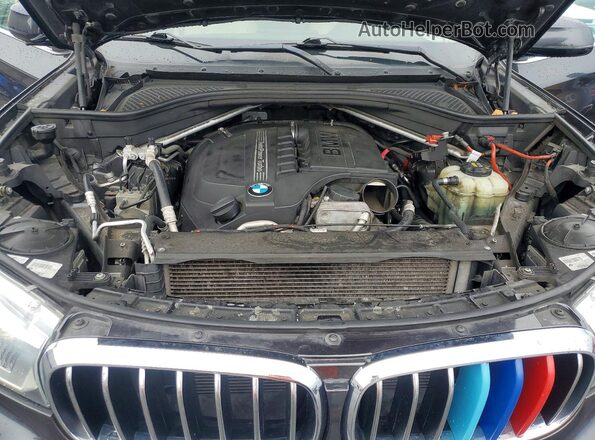 5UXKR2C5XG0R71131 2016 BMW X5 Black Widok naklejki z numerem VIN