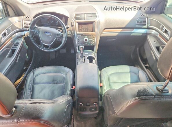 1FM5K7F83JGA81862 2018 FORD EXPLORER Серебряный Вид щитка приборов