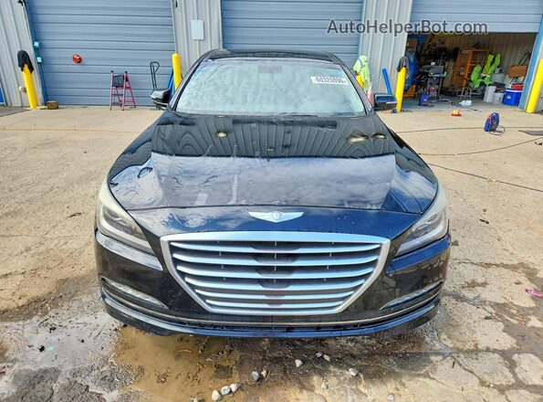 KMHGN4JE1GU106389 2016 HYUNDAI GENESIS Black Vista trasera