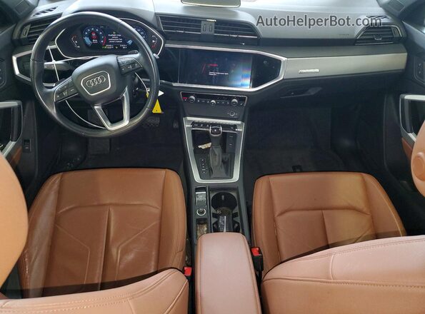 WA1DECF38N1114023 2022 AUDI Q3 Black Widok zestawu wskaźników