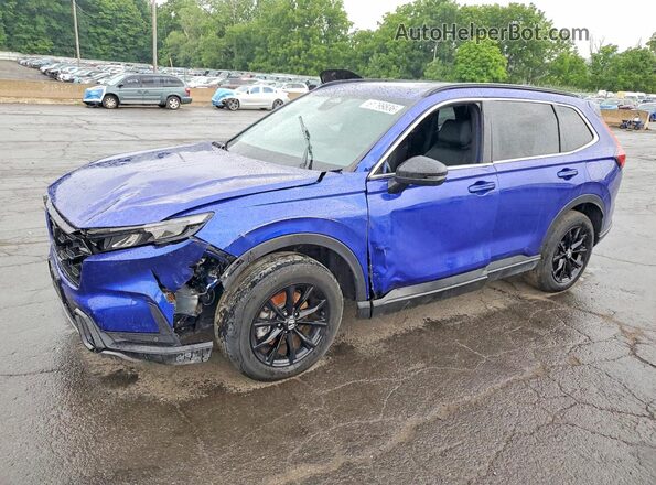5J6RS6H80SL001014 2025 HONDA CR-V Синий Задняя левая четверть