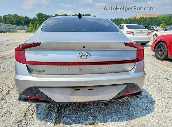 5NPEL4JA2LH059313 2020 HYUNDAI SONATA Silver წინა სალონის ხედი