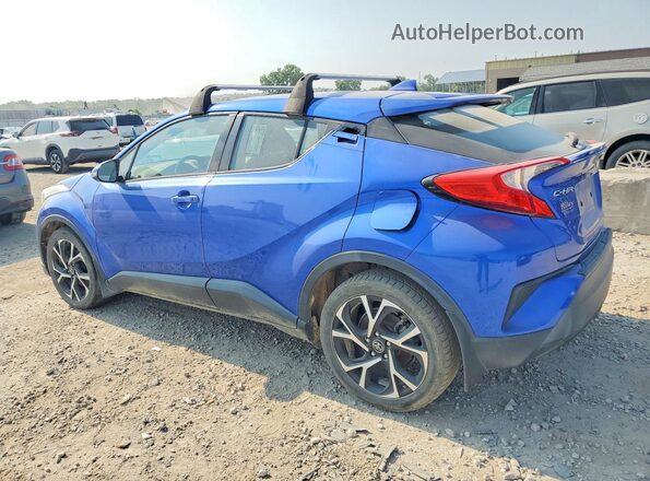 NMTKHMBX4JR047287 2018 TOYOTA C-HR Blue Задня права чверть