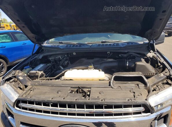 1FTEW1EG0JFB05538 2018 FORD F150 Black Շարժիչի բաժամունքի տեսք