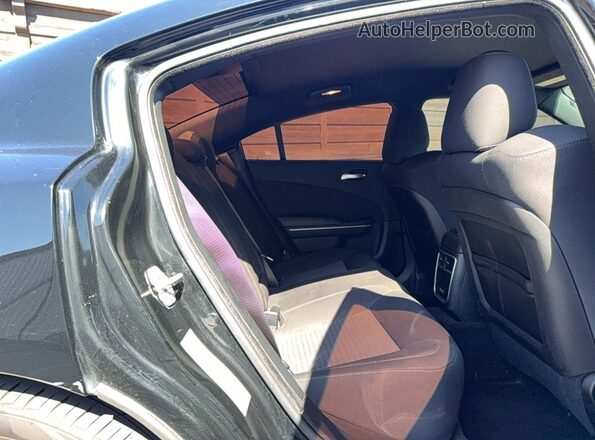 2C3CDXCT8KH608402 2019 DODGE CHARGER Black Front interior view