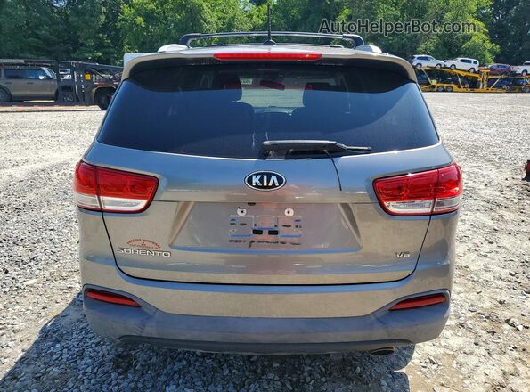 5XYPGDA57HG210967 2017 KIA SORENTO Серый Вид салона спереди