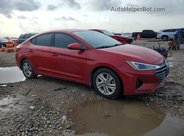5NPD84LF8KH420158 2019 HYUNDAI ELANTRA Red წინა ხედი