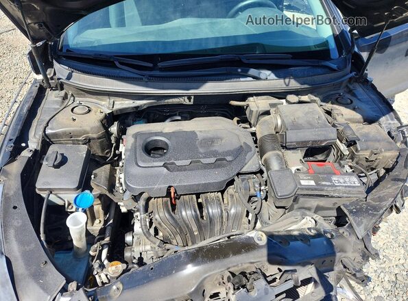 5NPE34AF4KH769257 2019 HYUNDAI SONATA Black ძრავის განყოფილების ხედი