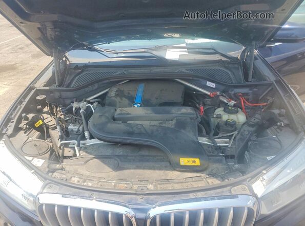 5UXKT0C52G0S76776 2016 BMW X5 Blue Widok naklejki z numerem VIN