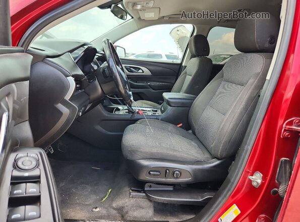 1GNERGKW5JJ273153 2018 CHEVROLET TRAVERSE Темно-бордовый Вид панели приборов