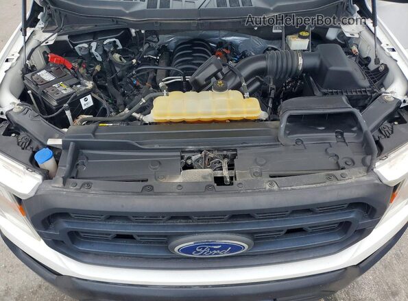 1FTFX1E57MKD08647 2021 FORD F150 Белый Вид подкапотного пространства