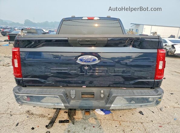 1FTFW1E55MFA67294 2021 FORD F150 Blue Вид салону спереду