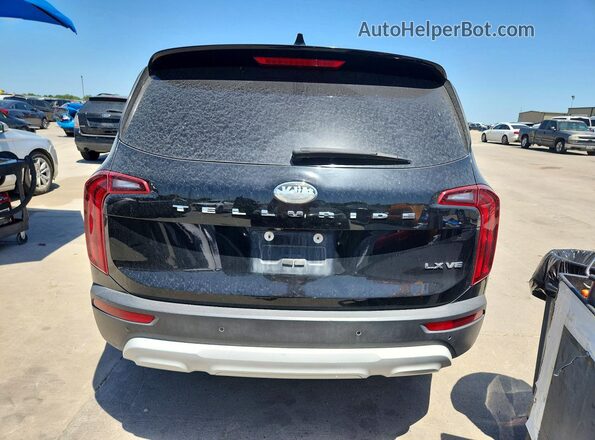 5XYP24HC7LG009663 2020 KIA TELLURIDE Black Front interior view