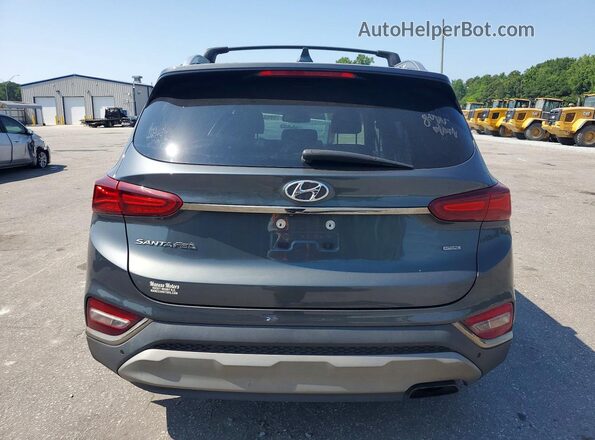 5NMS5CADXLH257667 2020 HYUNDAI SANTA FE Black Front interior view