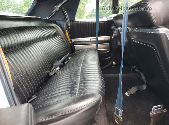 8J87N119347 1968 FORD THUNDERBIRD Blue უკანა სალონის ხედი