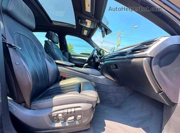 5UXKU0C51J0G80952 2018 BMW X6 Black Հետևի տեսք