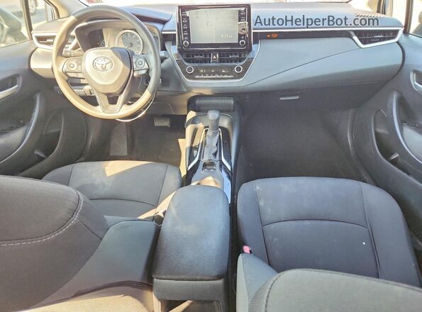 JTDEPRAE7LJ105262 2020 TOYOTA COROLLA Blue ხელსაწყოთა პანელის ხედი