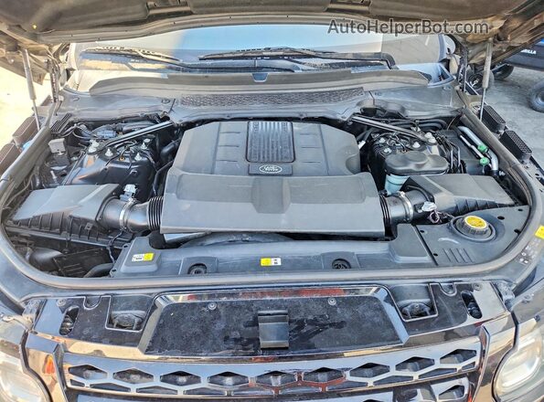 SALWR2EF1GA123201 2016 LAND ROVER RANGE Black Vista del compartimento del motor