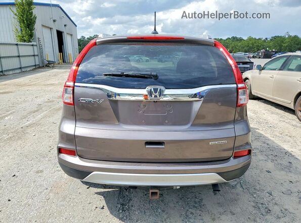 5J6RM3H92GL016803 2016 HONDA CR-V Tan Вид салону спереду